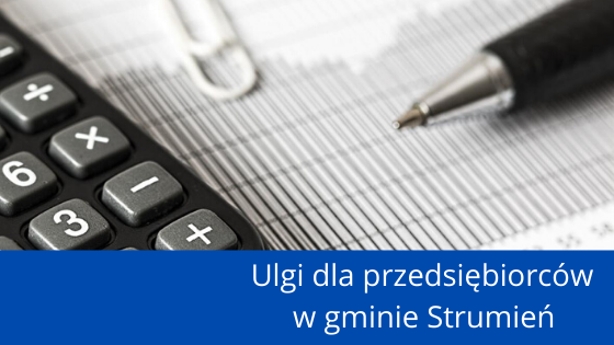 Ulgi dla przedsiębiorców