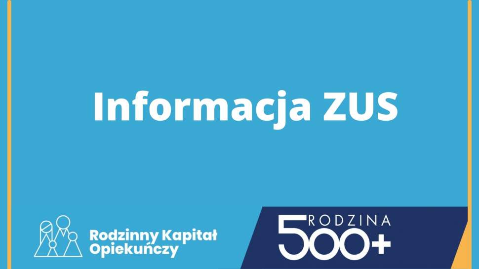 Informacja ZUS - grafika