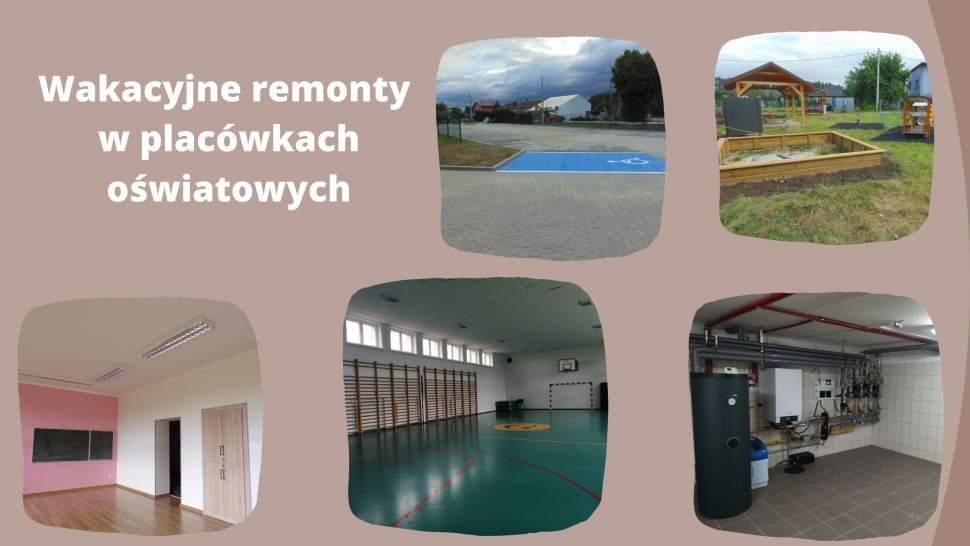 Wakacyjne remonty w placówkach oświatowych
