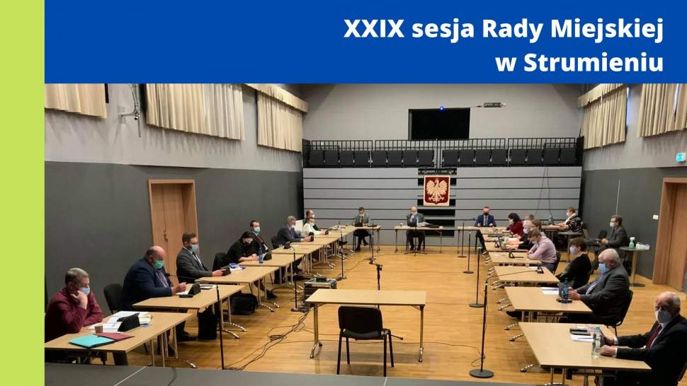 XXIX Sesja Rady Miejskiej w Strumieniu
