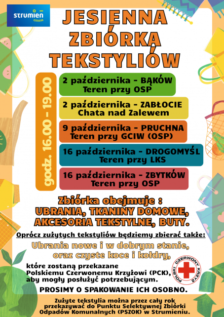 Wiosenna Zbiórka Tekstyliów w gminie Strumień