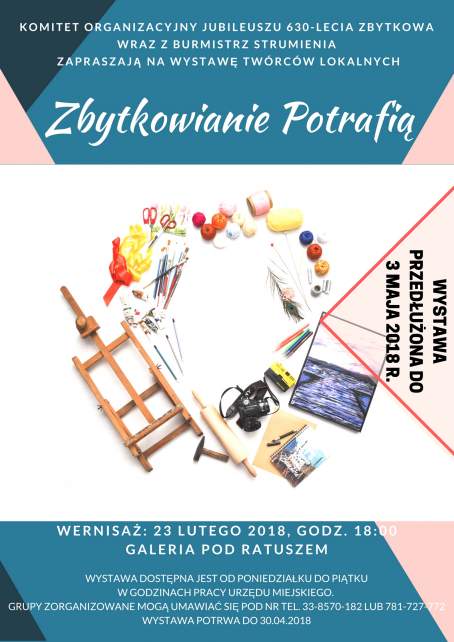 Plakat przedłużenie wystawy