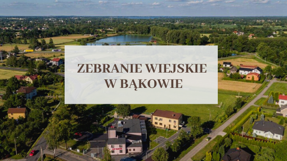 Zapraszamy na Zebranie Wiejskie