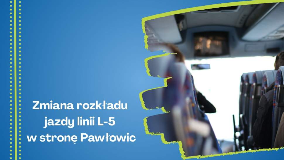 Zmiana rozkładu jazdy linii L-5
