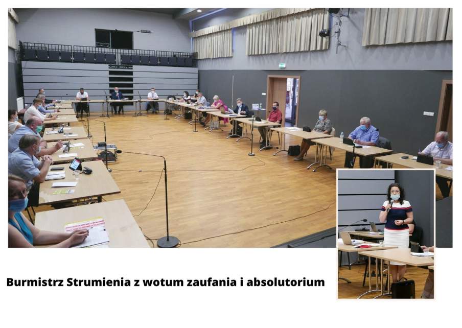 Burmistrz Strumienia z wotum zaufania i absolutorium