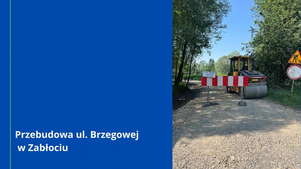 Przebudowa ul. Brzegowej w Zabłociu