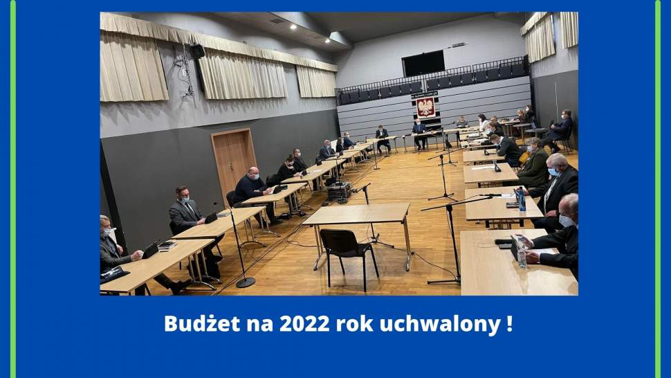 Budżet na 2022 rok uchwalony - grafika