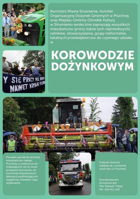 Plakat Korowód Dożynki