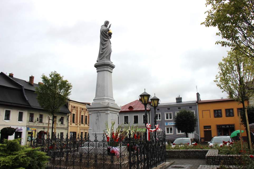 Uroczystość poświęcenia Figury Chrystusa Króla na Rynku w Strumieniu w dniu 21.08.2016r.