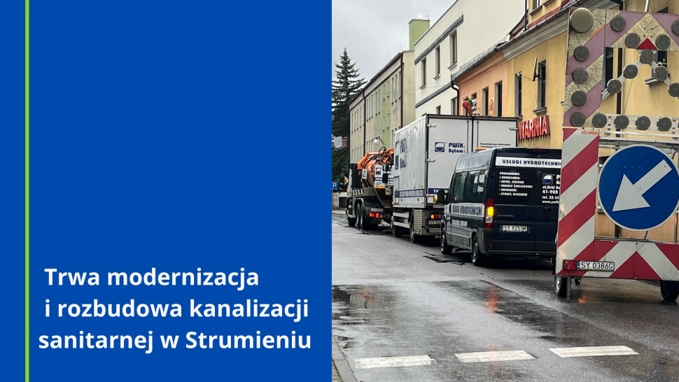 Trwa modernizacja i rozbudowa kanalizacji sanitarnej w Strumieniu