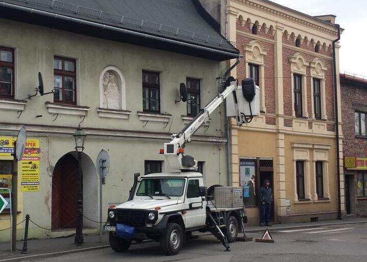 Montaż monitoringu w centrum Strumienia