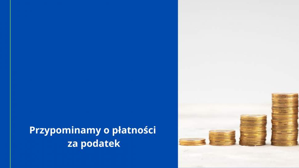 Przypominamy o płatności