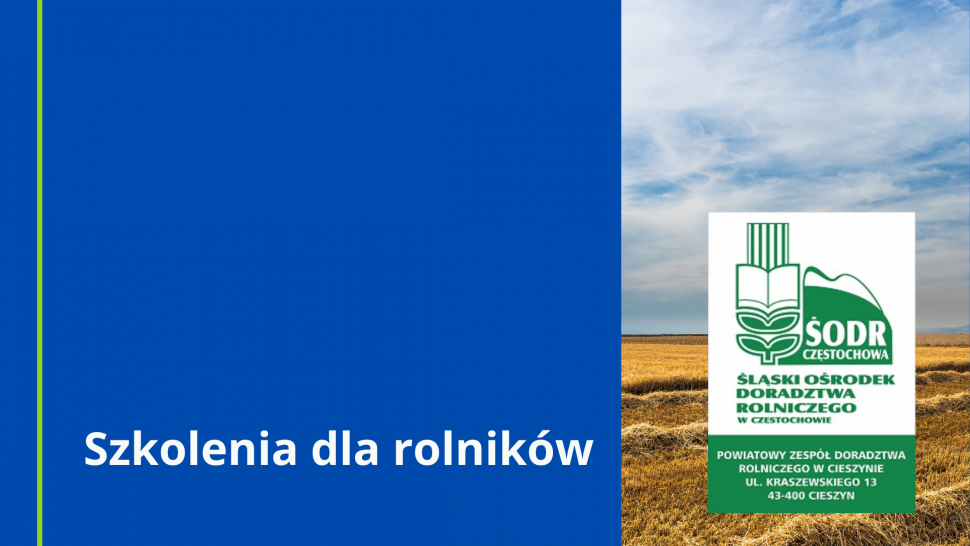Szkolenia dla rolników