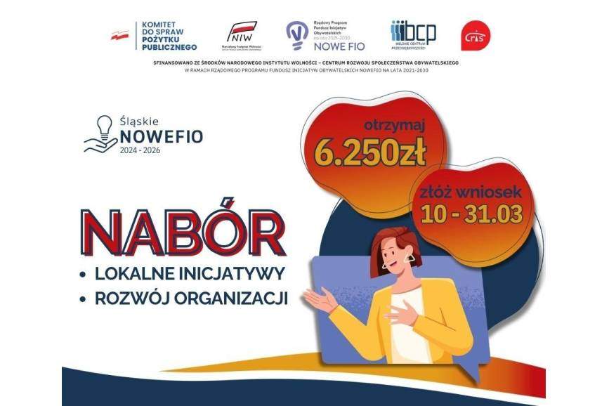 Nabór wniosków w projekcie Śląskie NOWEFIO