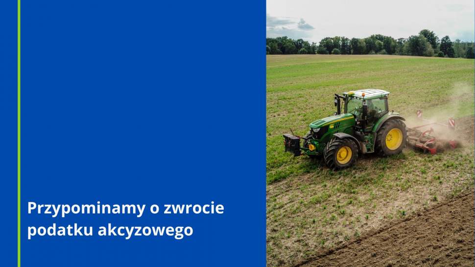 Przypominamy o zwrocie podatku akcyzowego